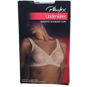 VINTAGE PLAYTEX UNDERWIRES BRA 40D BLUSH - New In Box
